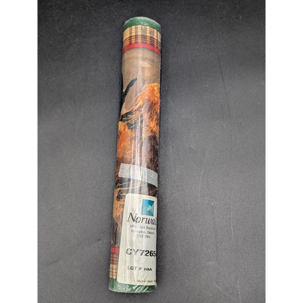 Vintage NOS Norwall Rooster Wallpaper Trim CY72650 5 yards 10.5 in W Pre-Pasted